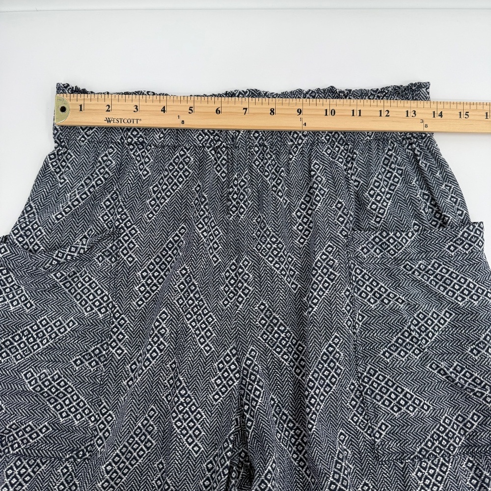Urban Outfitters Pants Women Medium Blue Straight Leg Pull On Flowy Boho Hippie - Picture 9 of 13